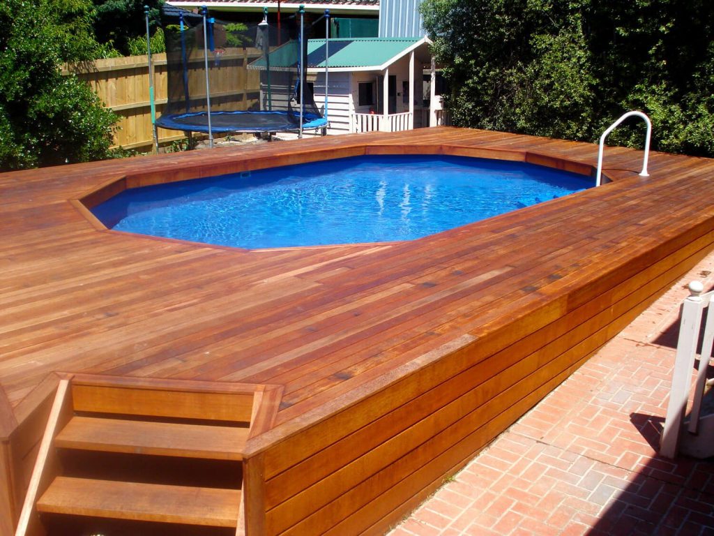 How to build a deck pool